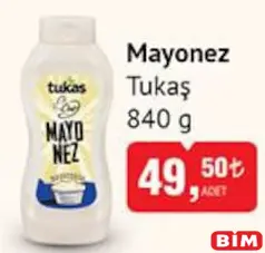 TUKAŞ MAYONEZ 840 G